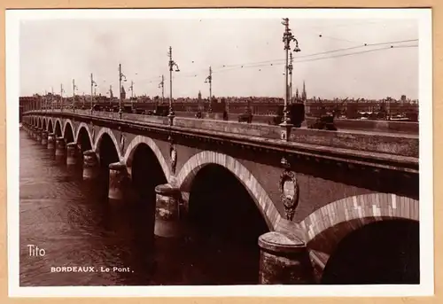 CPA Bordeaux, Le Pont, imparfait
