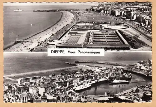 CPA Dieppe, Vues Panoramiques, gel.