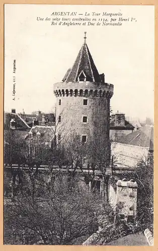 CPA Argentan, La Tour Marguerite, ohn.