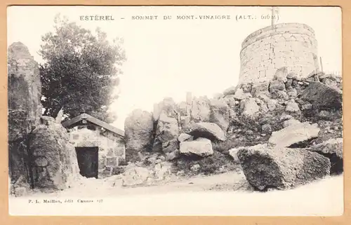 CPA Esterel, Sommet du Mont-Vinaigre, ungel.