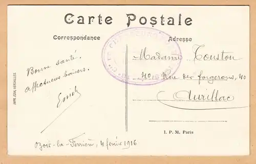 CPA Ferrieres, Le Chateau, ungel.