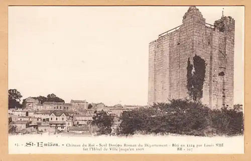 CPA  Saint-Emilion, Chateau du Roi, ungel.