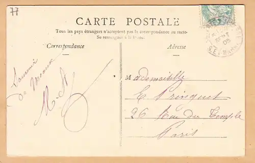 CPA Meaux, Cathédrale, gel. 1905
