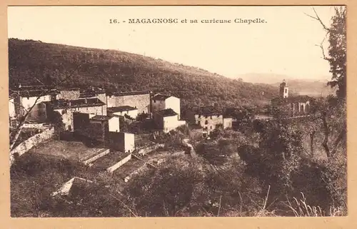 CPA Magagnosc et sa curieuse Chapelle, ungel.