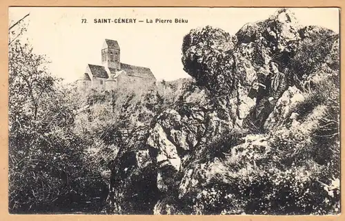 CPA Saint-Cenery, La Pierre Beku, ohn.