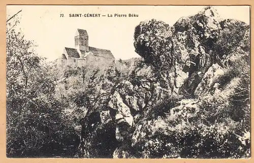 CPA Saint-Cenery, La Pierre Beku, ungel.