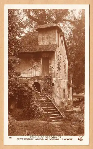 CPA Palais de Versailles, Petit Trianon, Hameau de la Reine, Le Moulin,, gel. 1928