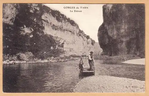 CPA Gorges du Tarn, Le Détroit, ungel.