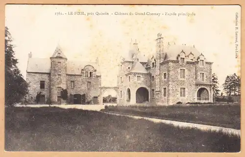CPA Le Foeil, Chateau du Grand-Chesnay, Facade principale, ungel.
