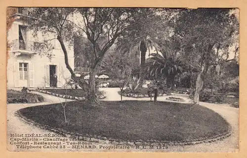 CPA Cap Martin, Hôtel Idéal-Séjour, ungel.