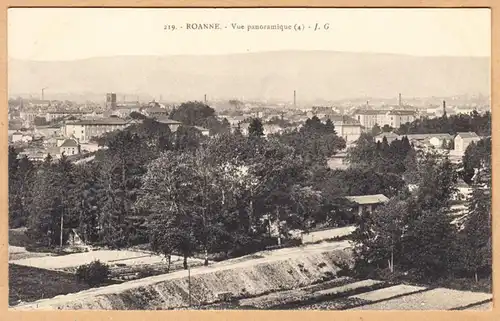CPA Roanne, Vue panoramique, ohne.