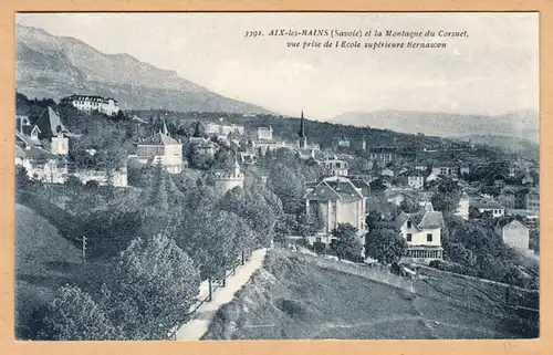 CPA Aix-les-Bains et la Montagne du Corsuet, ungel.