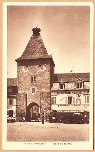 CPA Turckheim, Porte de France, ungel.