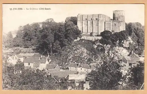 CPA Falaise, Le Chateau, gel. 1916