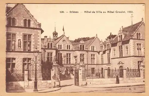 CPA Orleans, Hotel de Ville ou Hotel Groslot, ungel.