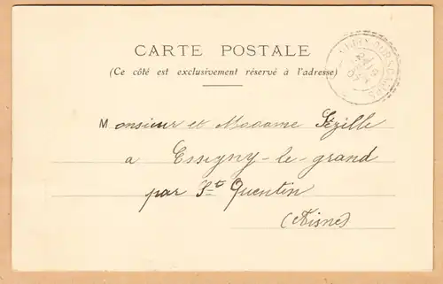 CPA Tour de Chiry-Ourscamp, gel. 1907