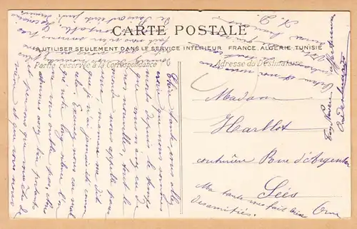 CPA Chambois, Le Donjon, gel. 1908