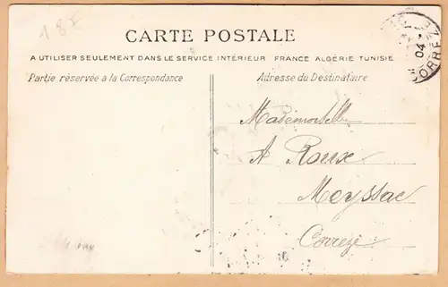 CPA Sedan, Le Promenoir des Pretes et le Chateau, gel. 1904