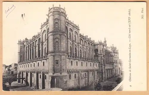 CPA Château de Saint Germain en Laye, Cote Nord-Sud, gel. 1906