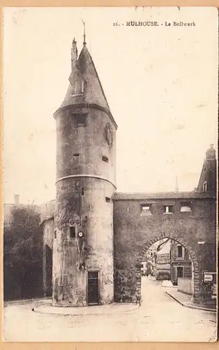 CPA Mulhouse, Le Bollwerk, gel. 1925