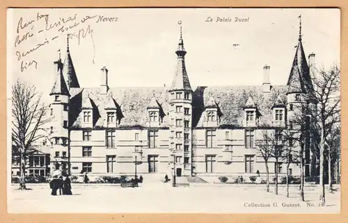 CPA Nevers, Le Palais Ducal, gel. 1904