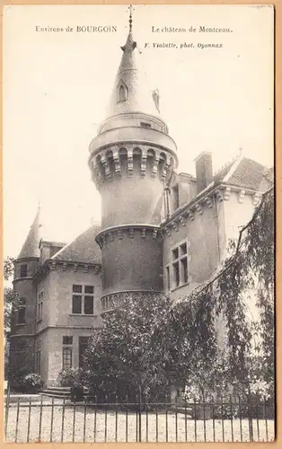 CPA Bourgion, Le chateau de Montceau, ohn.
