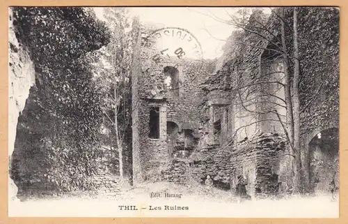 CPA Thil, Les Ruines, gel. 1930