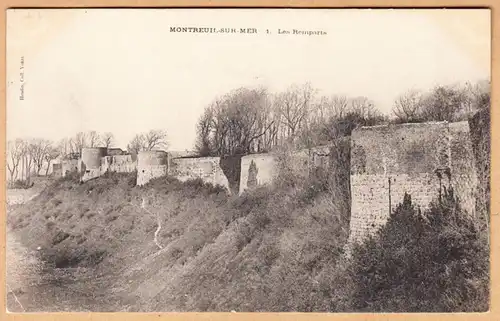 CPA Montreuil, Les Remparts, gel. 1905