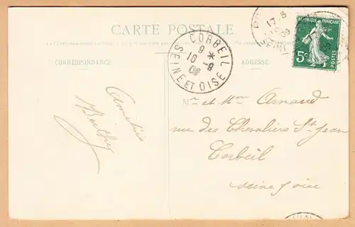 CPA Provins, Porte Saint-Jean, engl. 1909