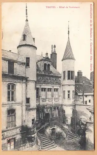 CPA Troyes, Hotel de Vauluisant, ohn.