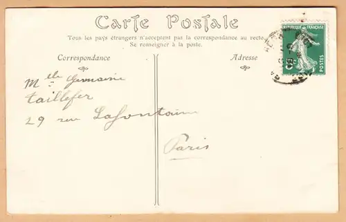 CPA Gallardon, l'Epaule, gel. 1907