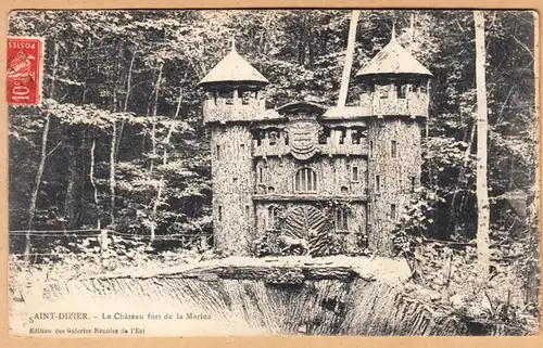 CPA Saint Dizier, Le Chateau fort de la Marina, gel.1909