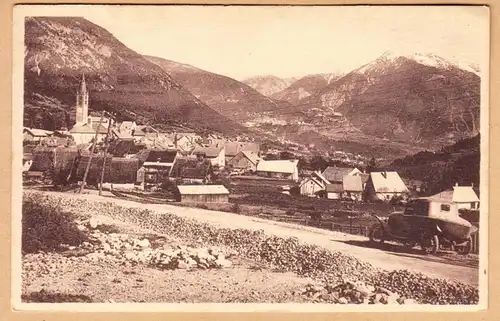CPA Dauphine, Route des Alpes, Saint-Chaffrey, en 1930