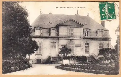 CPA Arcis sur Aube, Le Chateau, INCONNU, gel.