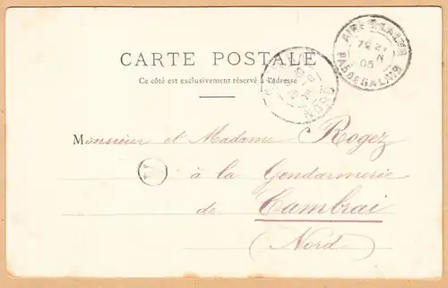 CPA Aire sur la Lys, Eglise saint-Pierre, gel. 1905