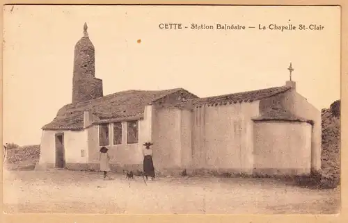 CPA Cette, Station Balneaire, La Chapelle Saint-Clair, gel.