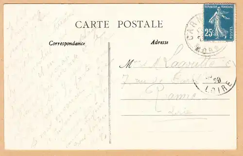 CPA Carnac, Dolmen de Keriaval, gel. 1920