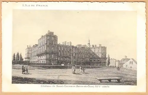 CPA Chateau de saint Germain, Seine et Oise, ohn.