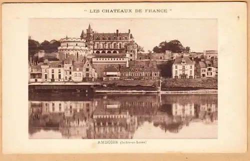CPA Amboise, Chateau, mons.