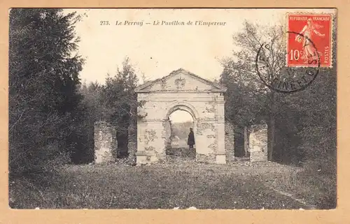 CPA Le Perray en Yvelines, Le Pavillon de l'Empereur, gel. 1912
