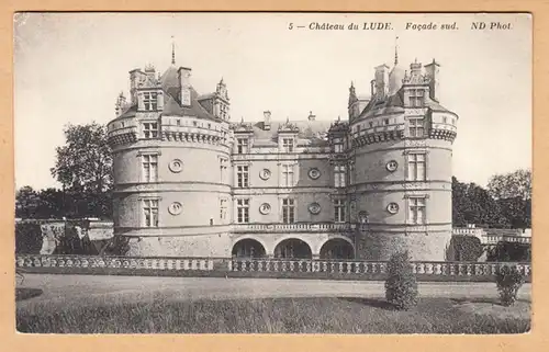 CPA Lude, Le Chateau, Facade sud, ohne.