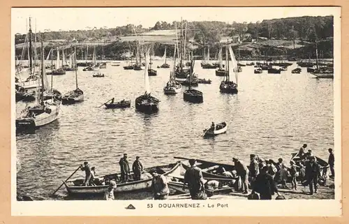 CPA Douarnenez, Le Port, ohn.