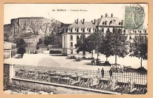 CPA Belfort, Caserne Vauban, gel.