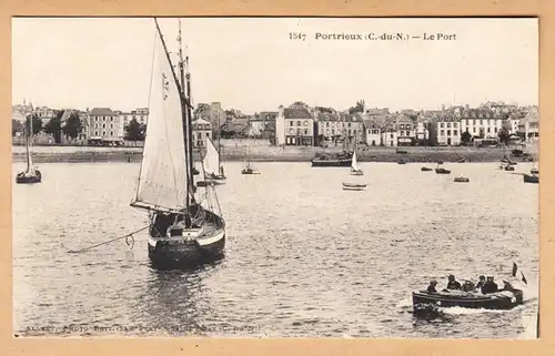 CPA Portrieux, Le Port, ungel.