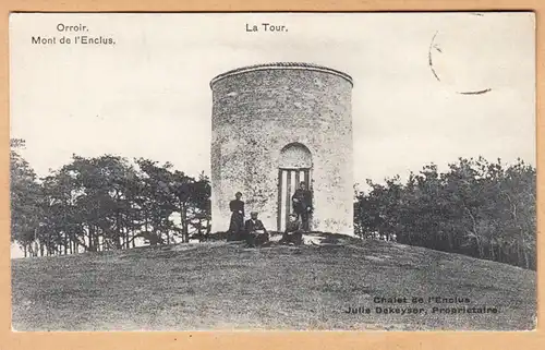 CPA Mont-de-l'Enclus, Orroir, La Tour, gel. 1912