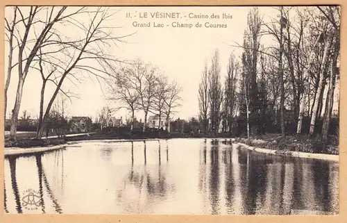 CPA Le Vésinet, Casino des Ibes Grand Lac- Champs de Courses, ohne.