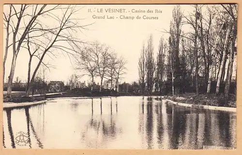 CPA Le Vésinet, Casino des Ibes Grand Lac- Champs de Courses, ungel.