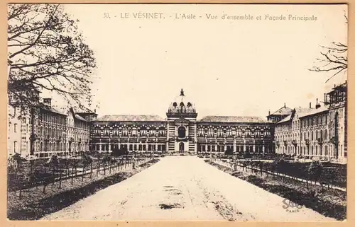 CPA Le Vésinet, L'Asile, Vue d'ensemble et Facade Principale, ungel.