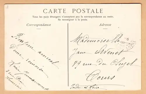 CPA reims, Vue générale prisse de la Gare, gel. 1905