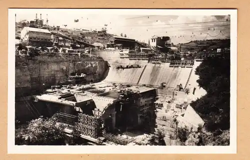 CPA Barrage et Usine de Génissiat, Vue aval montant le premiere, ohnl.